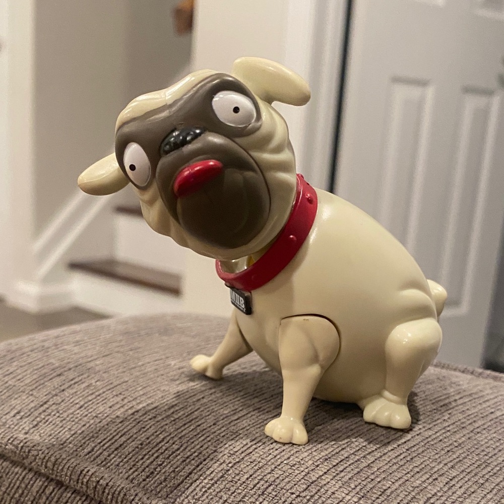 2002 Men In Black 2 Burger King Toy - Frank the Pug     kids happy meal toys dog